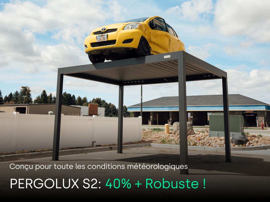 PERGOLUX bioclimatique Pergola S2